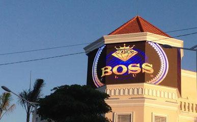 柬埔寨金邊俱樂部P10戶外廣告LED顯示屏47㎡-戶外廣告-美亞迪光電